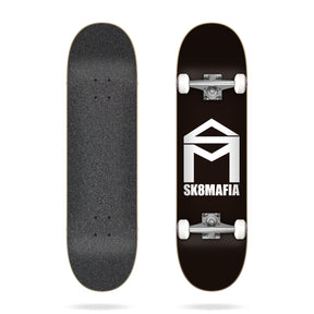 Sk8Mafia House Logo Black 7.75 Skateboard Complete