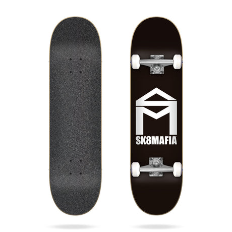 Sk8Mafia House Logo Black 7.75 Skateboard Complete