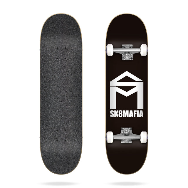 Sk8Mafia House Logo Black 7.75 Skateboard Complete