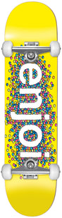 Enjoi Candy Coated First Push Yellow 8.25" Skateboard Complete