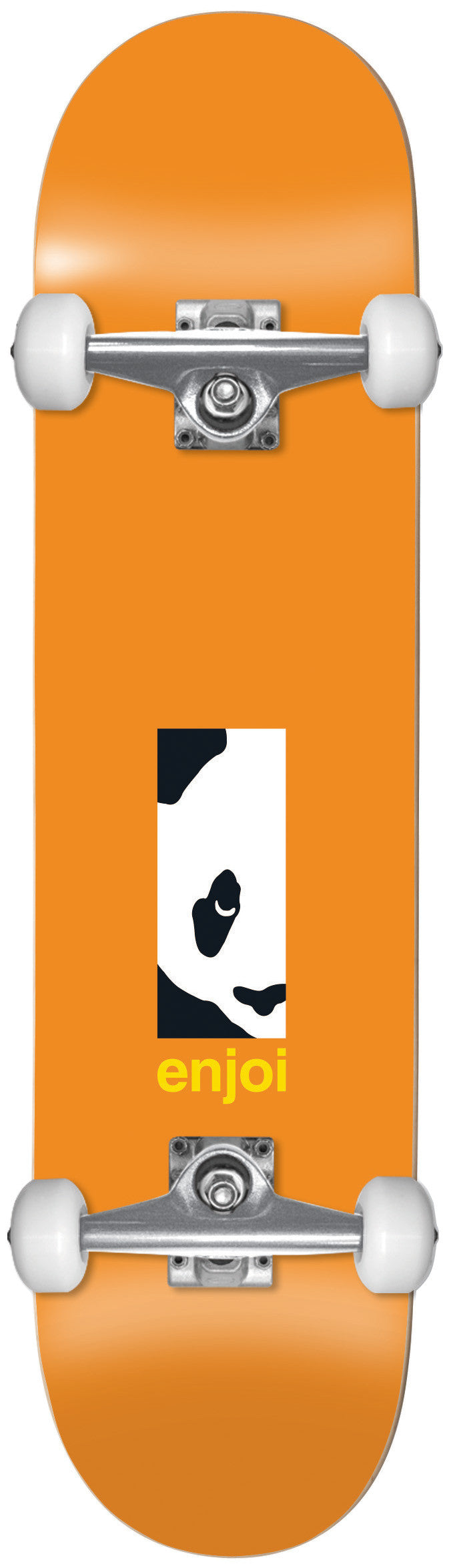 Enjoi Box Panda First Push Orange 8.125" Skateboard Complete