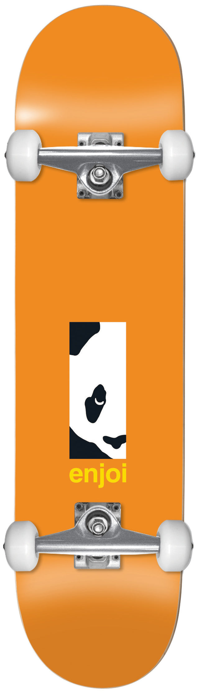 Enjoi Box Panda First Push Orange 8.125" Skateboard Complete