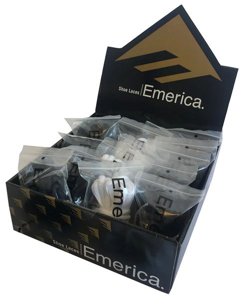 Emerica Laces Box (18 Pcs) Black & White & Navy