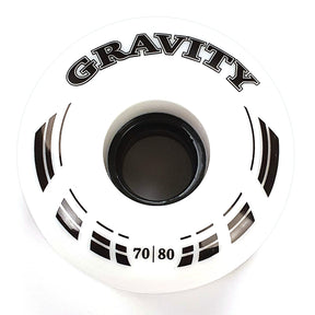 Gravity White 70Mm Longboard Roues