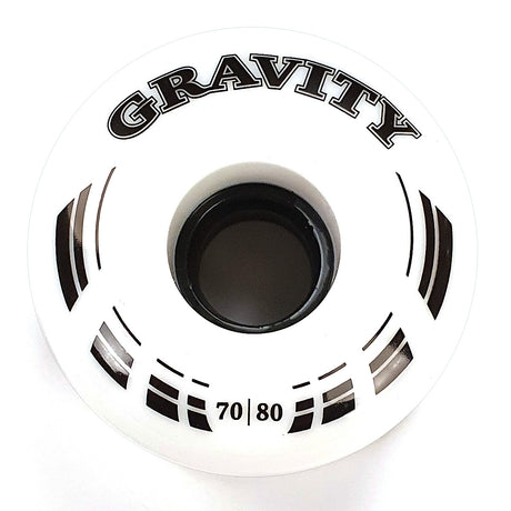 Gravity White 70Mm Longboard Roues
