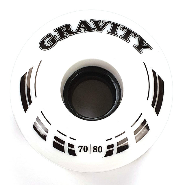 Gravity White 70Mm Longboard Roues