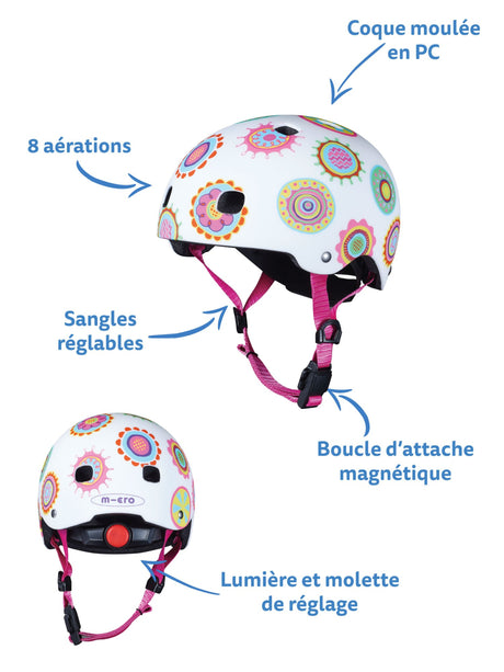 Casque Doodle Dots - Boucle Magnétique / Lumière Led Intégrée