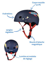 Casque Rocket - Boucle Magnétique / Lumière Led Intégrée