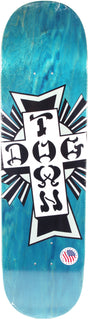 Dogtown Street Cross Silver Cross 8.25" Skateboard Deck