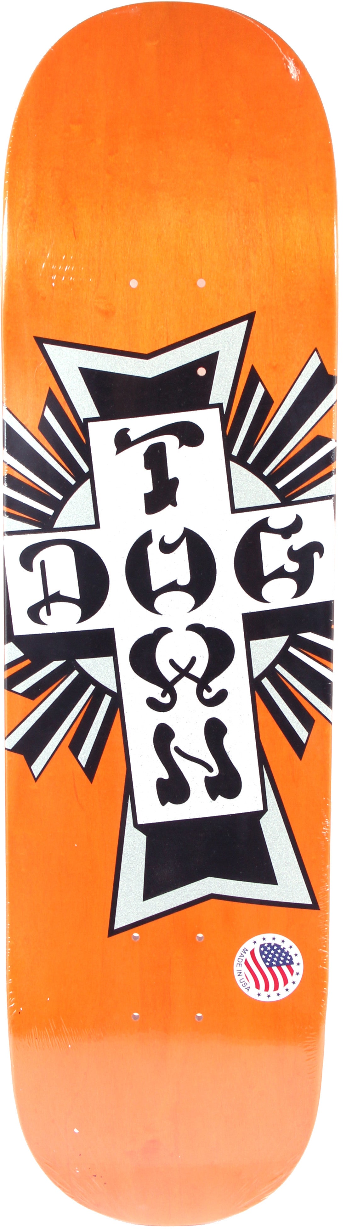 Dogtown Street Cross Silver Cross 8.25" Skateboard Deck 4