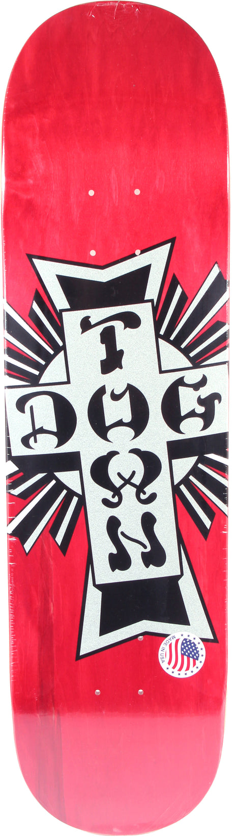 Dogtown Street Cross Silver Cross 8.25" Skateboard Deck 2