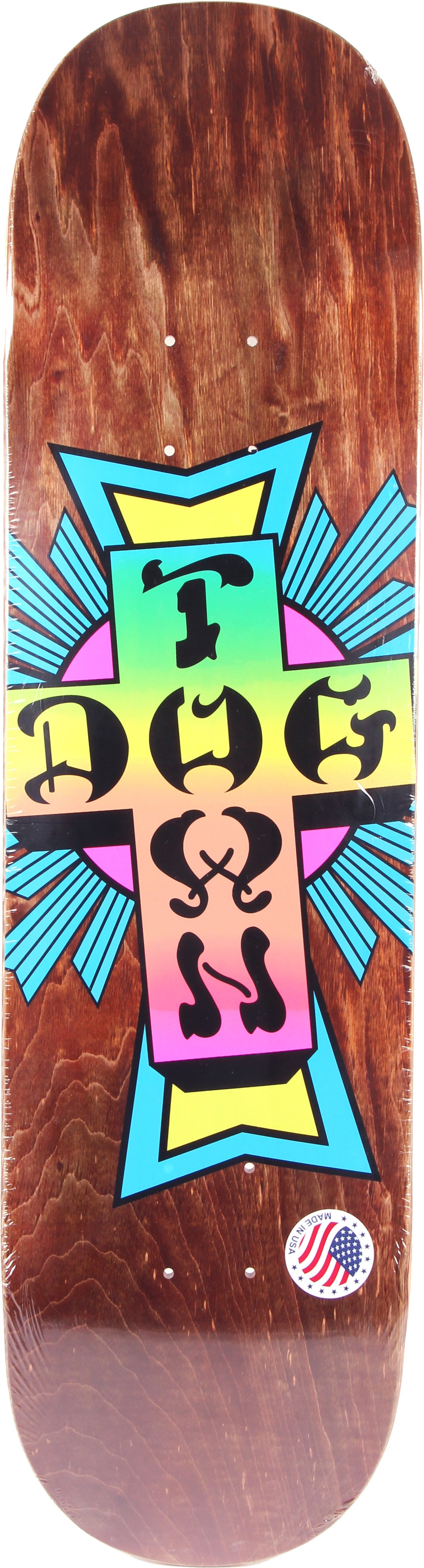 Dogtown Street Cross Neon Cross 8.25" Skateboard Deck