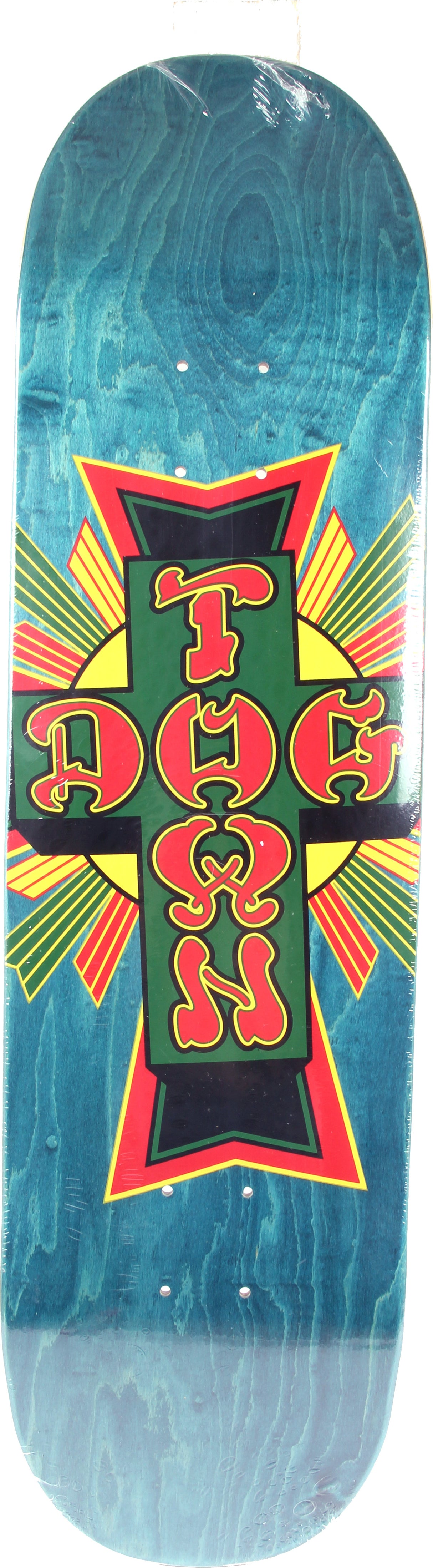 Dogtown Street Cross Rasta Cross 8.5" Skateboard Deck 5