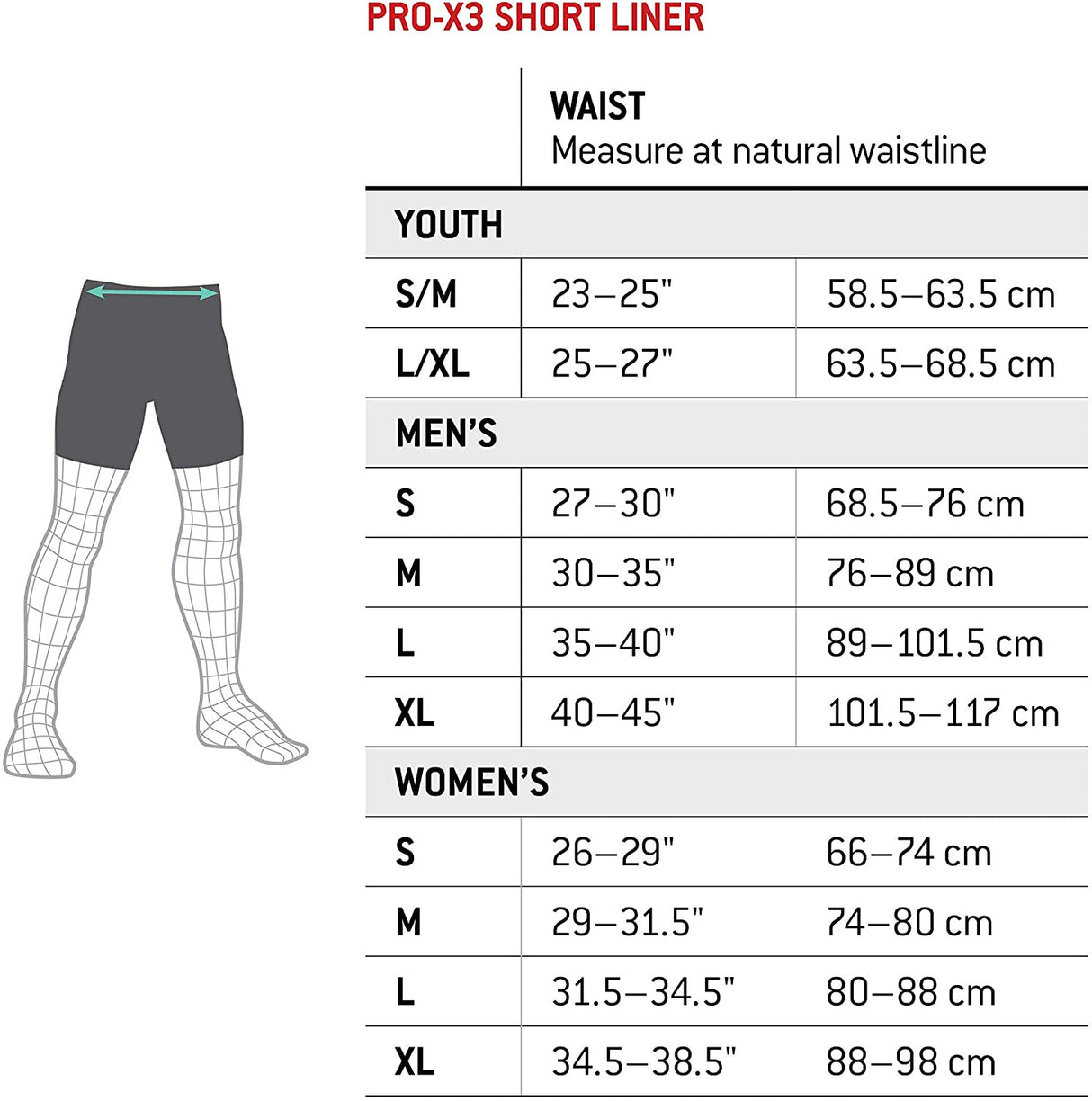 G-Form Pro-X3 Bike Liner Short