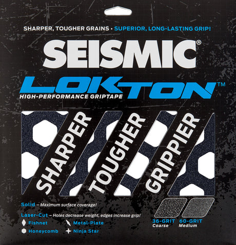 Seismic Lokton 36-Grit Griptape Sheets (3 Pack) Iii