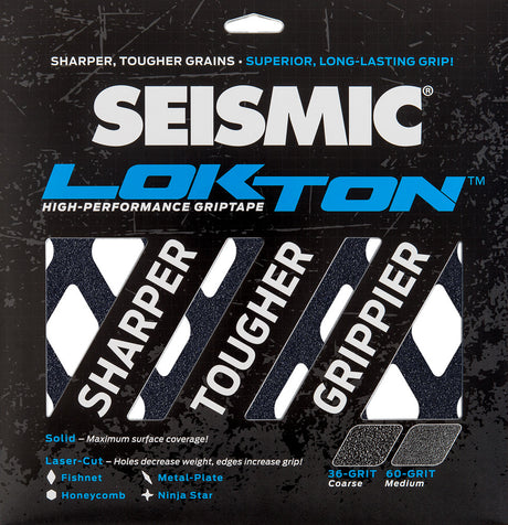 Seismic Lokton 36-Grit Griptape Sheets (3 Pack) Iv