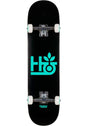 Habitat Pod 8.0" Black/Teal Skateboard Complete