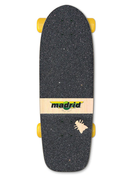 Madrid Marty Explosion Black 29” - Old School Skateboard Complete - Fly Wheels