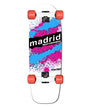Madrid Marty Explosion White 29” - Old School Skateboard Complete - Fly Wheels
