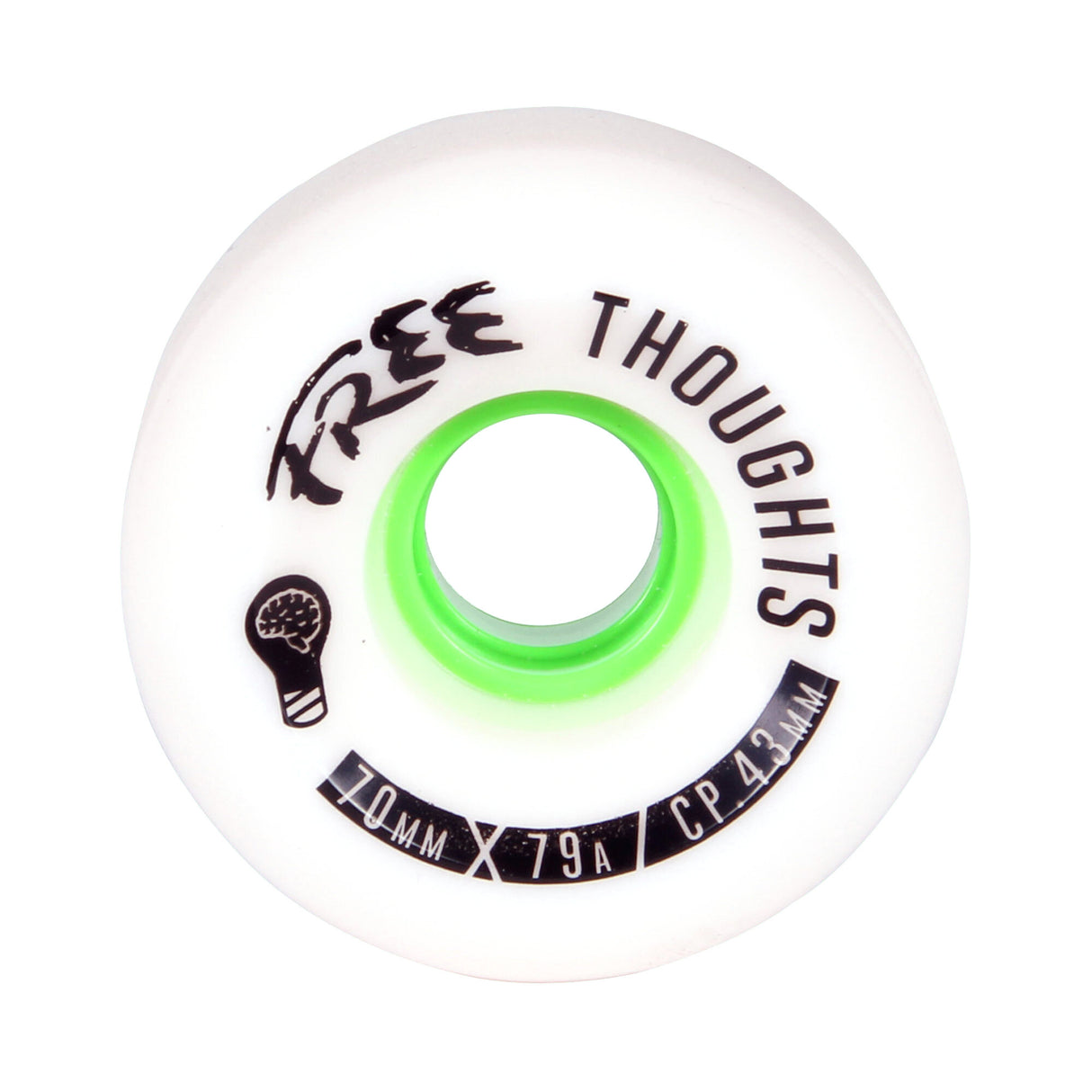 Free Wheels Thoughts 70Mm 79A Longboard Roues