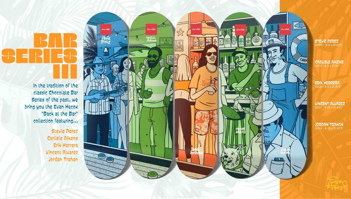 Planches de skateboard Chocolate Bar Series III