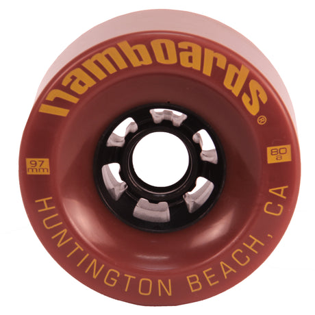 Hamboards Pu 97Mm 80A Longboard Roues