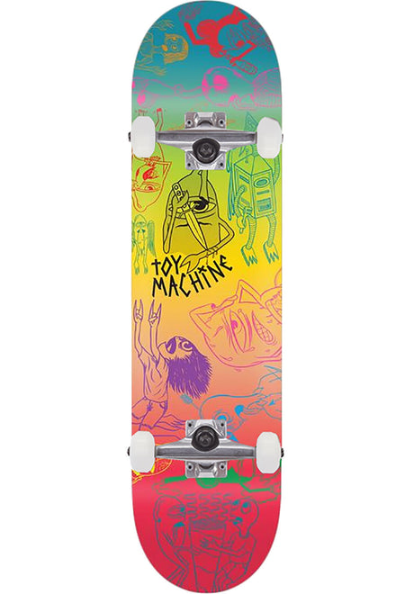 Toy Machine Characters Ii 8.0” Skateboard Complete