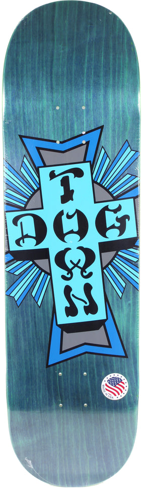 Dogtown Street Cross Blue Cross 8.25" Skateboard Deck