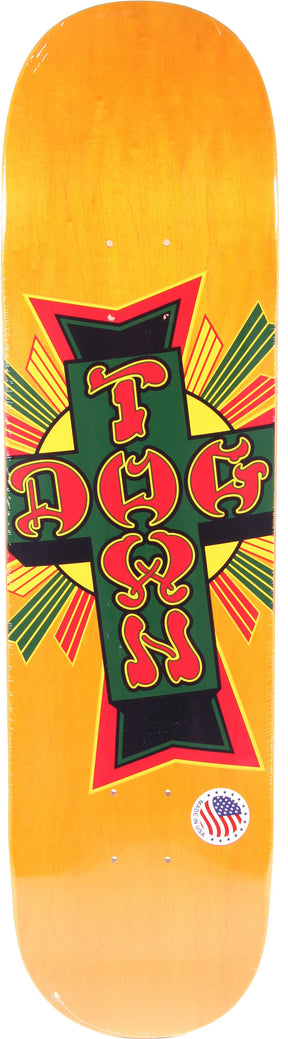 Dogtown Street Cross Rasta Cross 8.5" Skateboard Deck