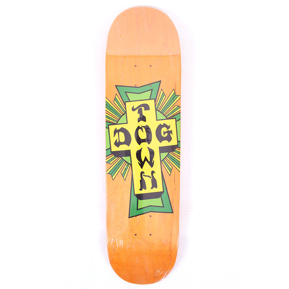 Dogtown Street Cross Green Cross 8.25" Skateboard Deck