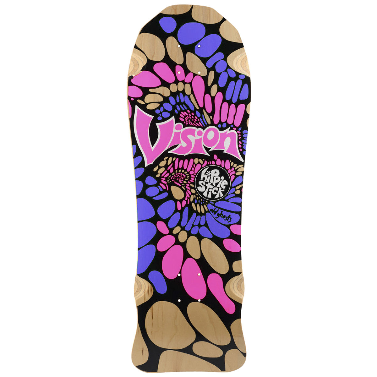 Vision Hippie Stick 10" Old School Skateboard Deck 4