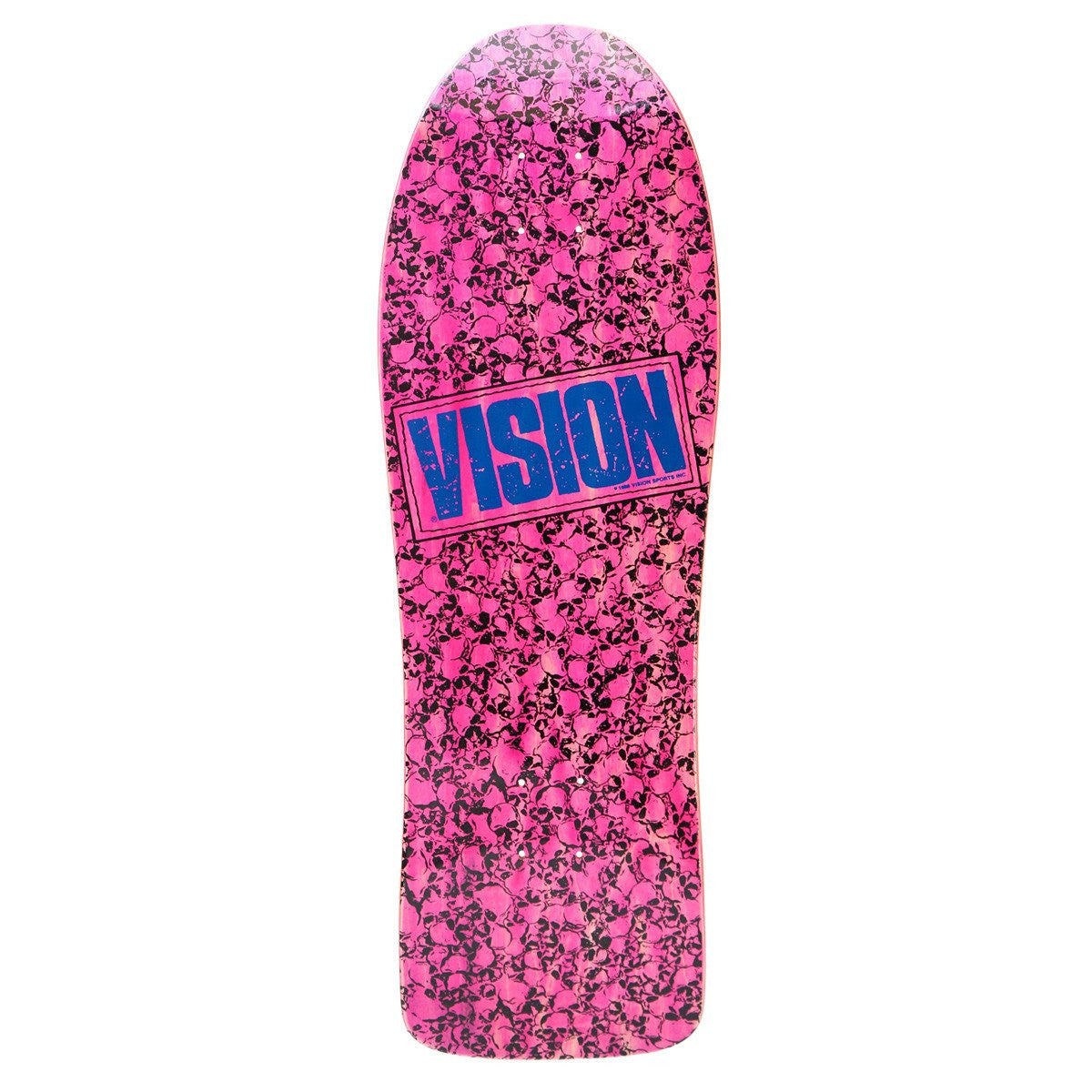 Vision Punk Skull Modern Concave 10" Old School Skateboard Deck 2