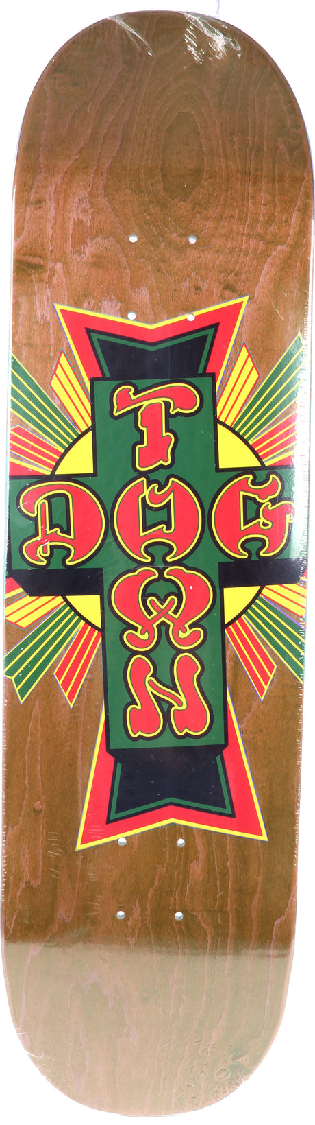 Dogtown Street Cross Rasta Cross 8.5" Skateboard Deck 4