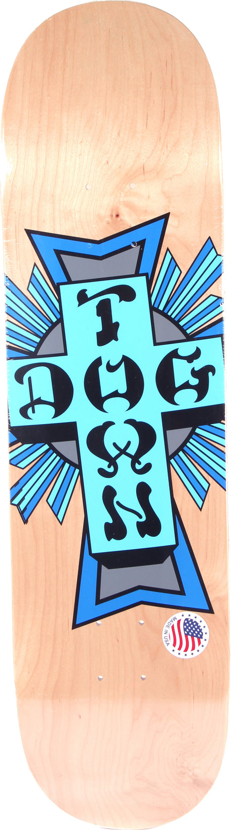 Dogtown Street Cross Blue Cross 7.5" Skateboard Deck