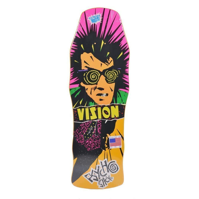 Vision Psycho Stick Modern Concave 10" Old School Skateboard Deck 1