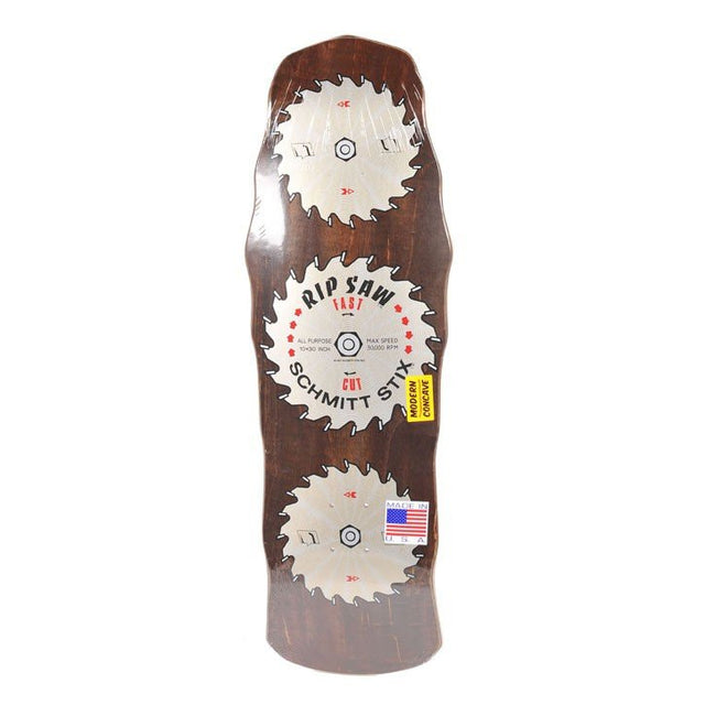 Schmitt Stix Ripsaw Modern Concave 10" Old School Skateboard Deck 3