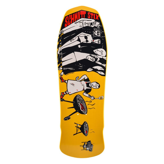Schmitt Stix Joe Lopes Bbq 10.125" Old School Skateboard Deck 1