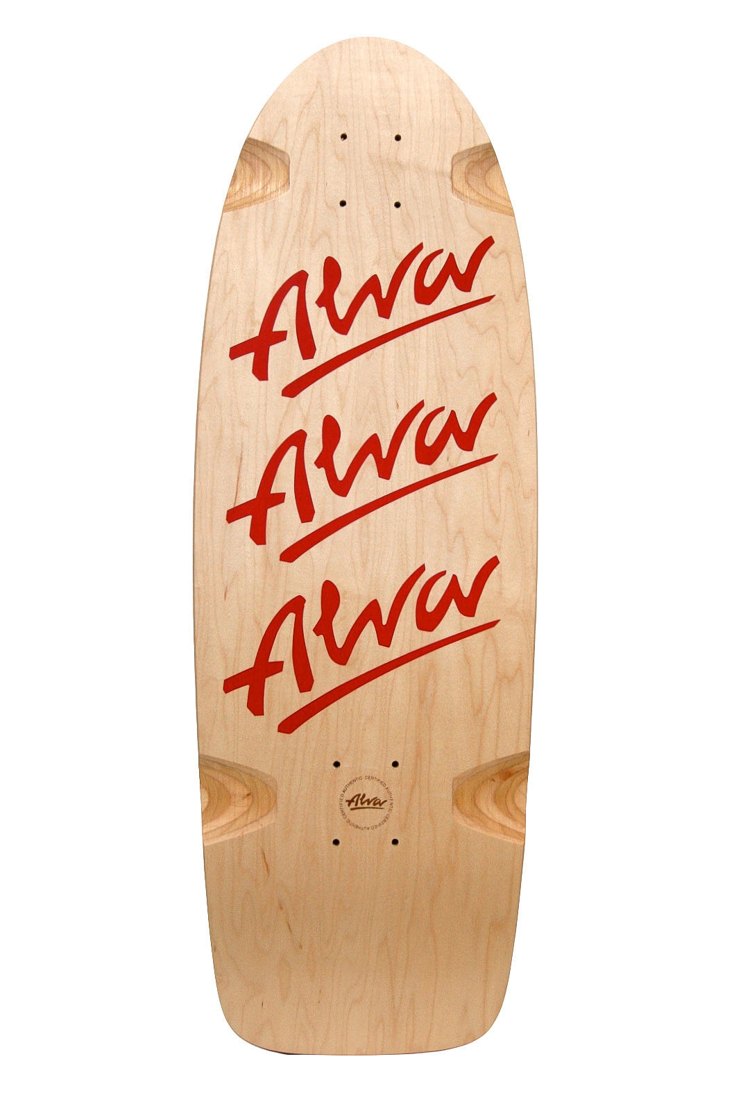 Alva 1979 Tri-Logo Re-Issue - Old School Skateboard Deck 1