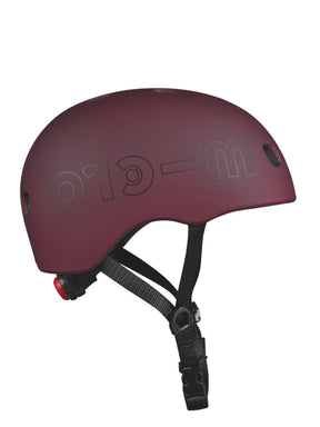 Casque Rouge Automne - Lumière Led Intégrée