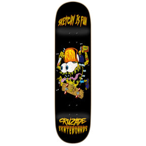 Cruzade Sketchy Is Fun 8.625" Skateboard Deck