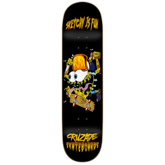 Cruzade Sketchy Is Fun 8.625" Skateboard Deck