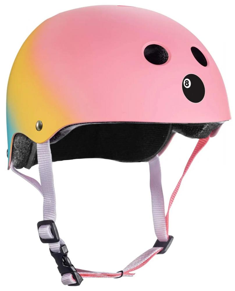 Casque Eight Ball Matte Pink