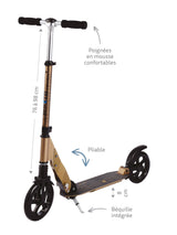 Micro Suspension Scooter Black - Pu 200Mm