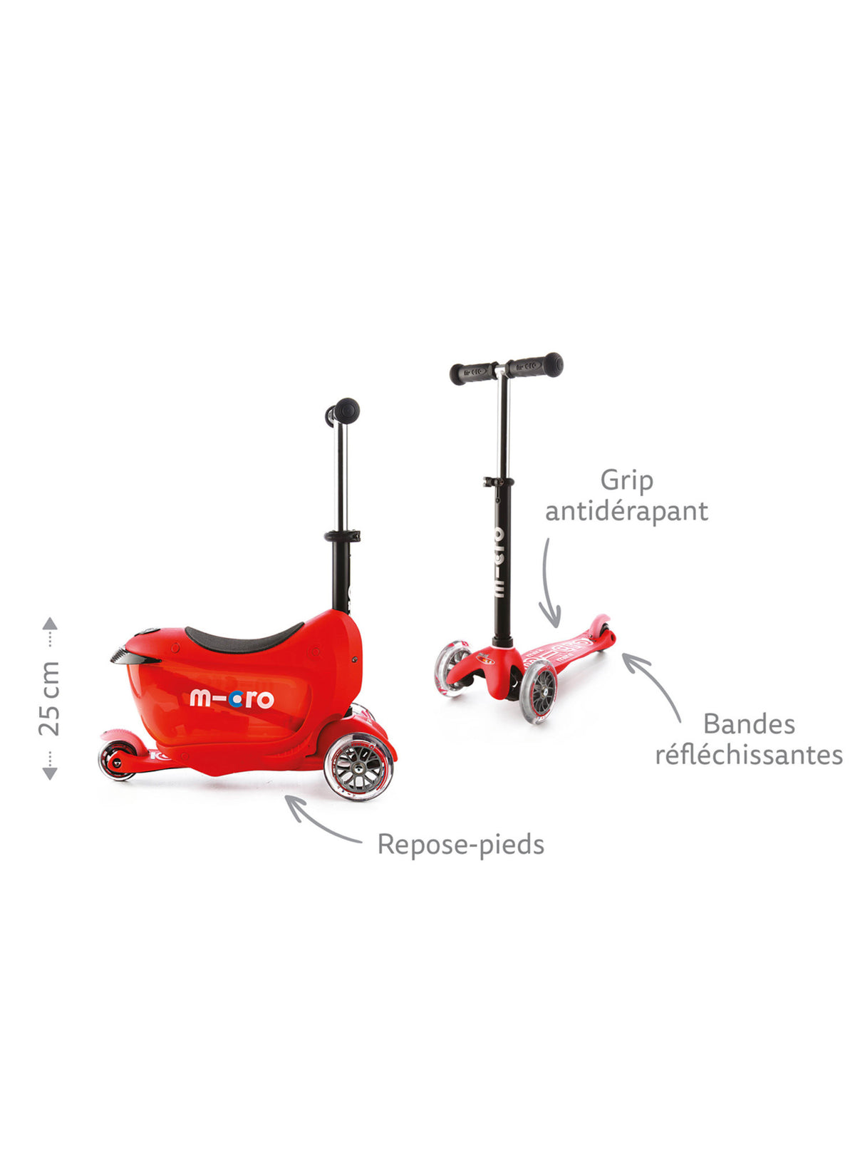 Mini2Go Deluxe Plus - Rouge