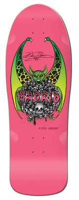 Madrid Beau Brown 10" Old School Skateboard Deck 2
