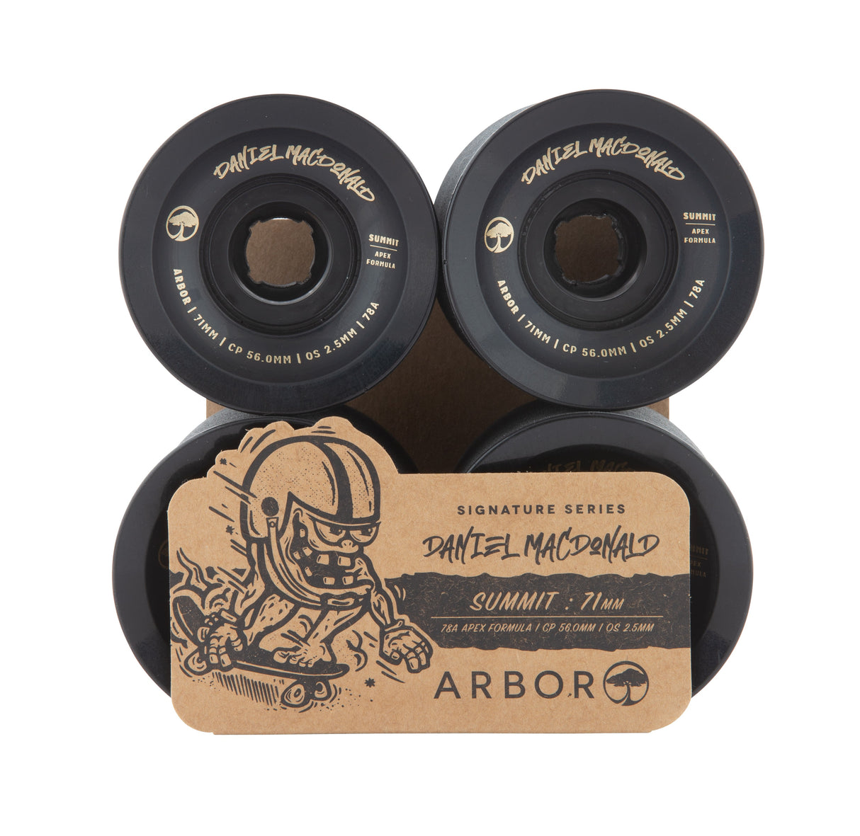 Arbor Summit Daniel Macdonald 71Mm Longboard Roues 2
