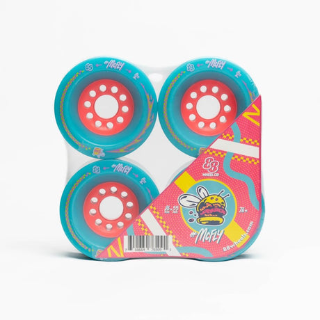 88 Wheels Mcfly 86Mm 76A Longboard Roues