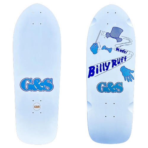G&S Billy Ruff Invisible Magician 10" Re-Issue - Old School Skateboard Deck 2