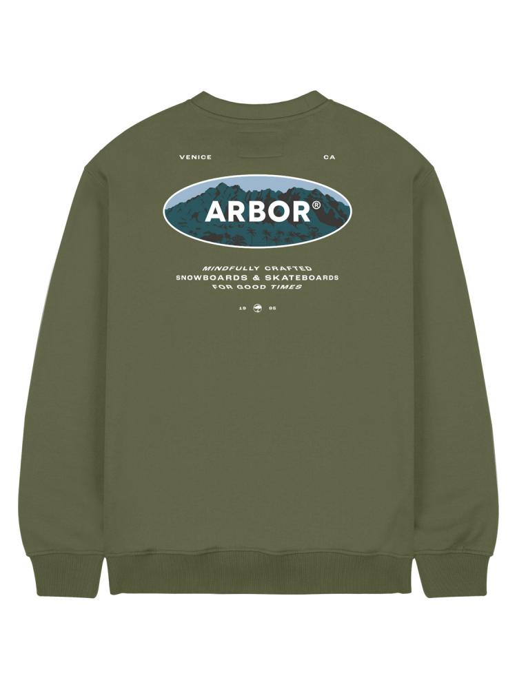 Sweat col rond Arbor Mountain Craft Army