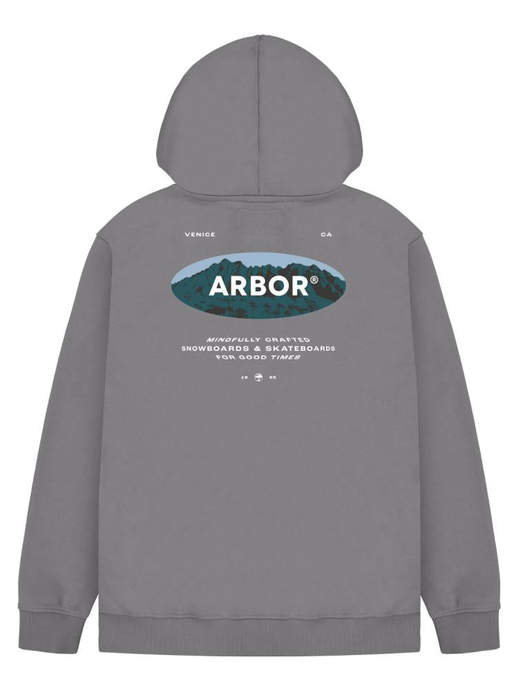 Sweat zippé à capuche Arbor Mountain Craft Light Grey